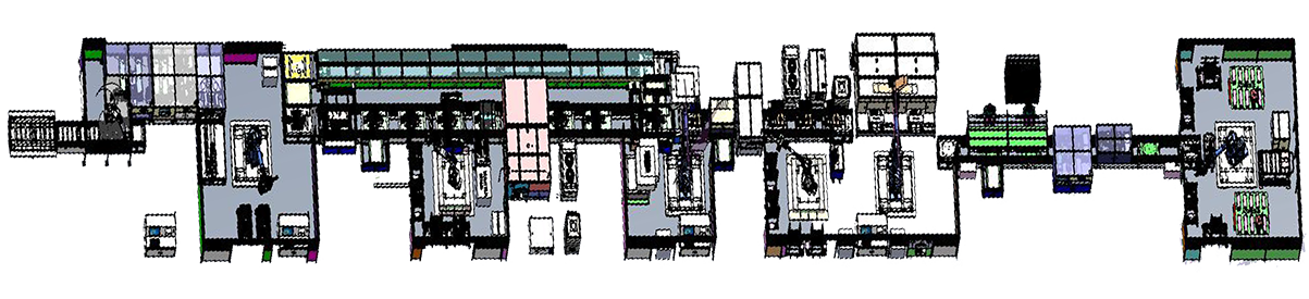 方壳动力电池模组自动组装线